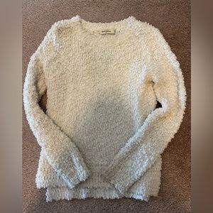 Abercrombie Kids Shimmery White Sweater